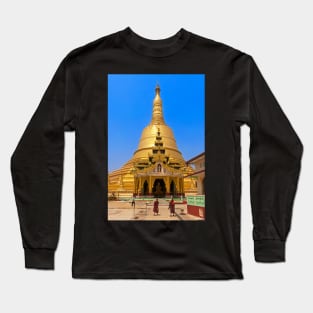 Shwemawdaw Temple, Bago. Long Sleeve T-Shirt